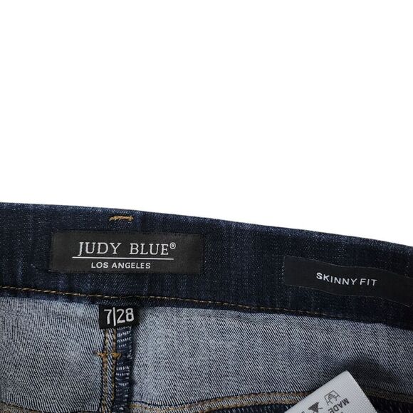 Judy Blue Jeans Womens 28 Blue Pull On Skinny Fit Elastic‎ Waist Jegging Denim - Picture 2 of 12
